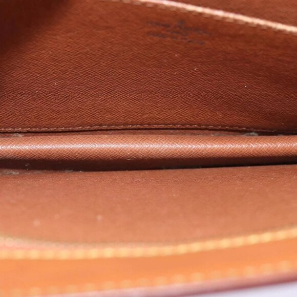 LOUIS VUITTON Epi Pochette Homme Clutch Bag Brown Zipang gold - Picture 11 of 16